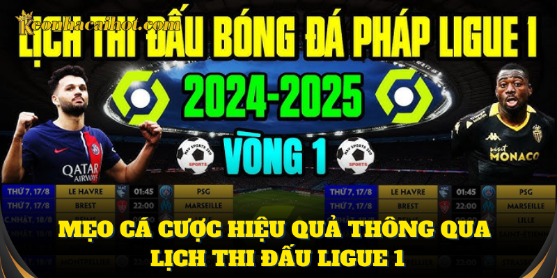 Lịch thi đấu ligue 1 hỗ trợ dự đoán kết quả