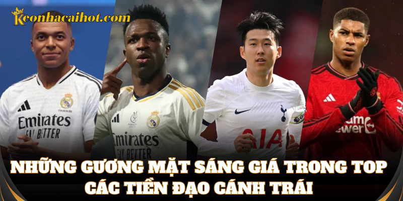 Những cái tên trong top các tiền đạo cánh trái hiện nay