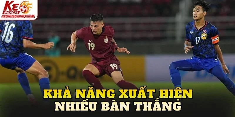Khả năng xuất hiện nhiều bàn thắng