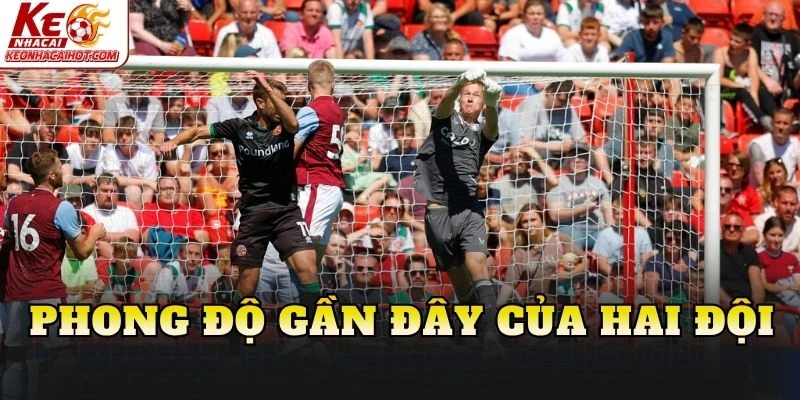 Phong độ gần đây của hai đội