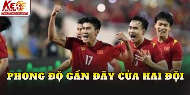 Phong độ gần đây của hai đội